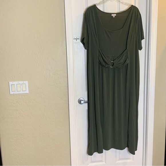 Avenue Olive Cinch Belted Design Front Dress Size 30/32 - Picture 3 of 10